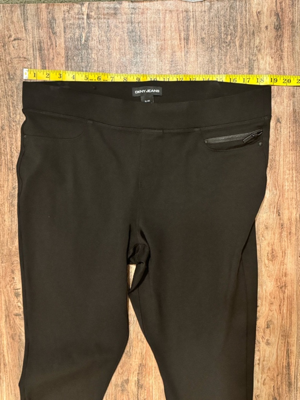 DKNY Black Skinny Ponte Leggings - Picture 3 of 8